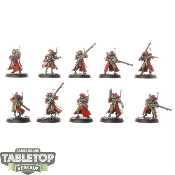 Adeptus Mechanicus - 10x Skitarii Rangers - teilweise bemalt
