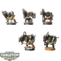 Orks - 5 x Ork Lootas - teilweise bemalt