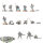 Tau Empire - 10 x Fire Warriors Strike Team - teilweise bemalt