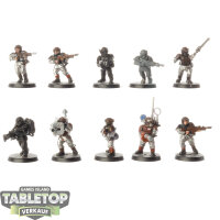 Astra Militarum - 10 x Cadian Shock Troops klassisch -...