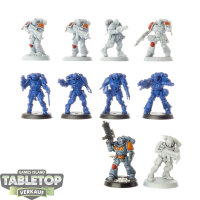 Space Wolves - 5x Hounds of Morkai - teilweise bemalt