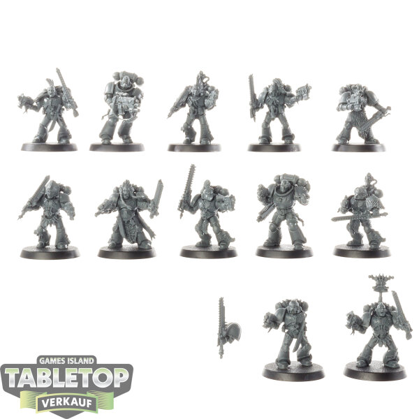 Space Wolves - 12x Grey Hunters - unbemalt