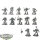 Space Wolves - 12x Grey Hunters - unbemalt