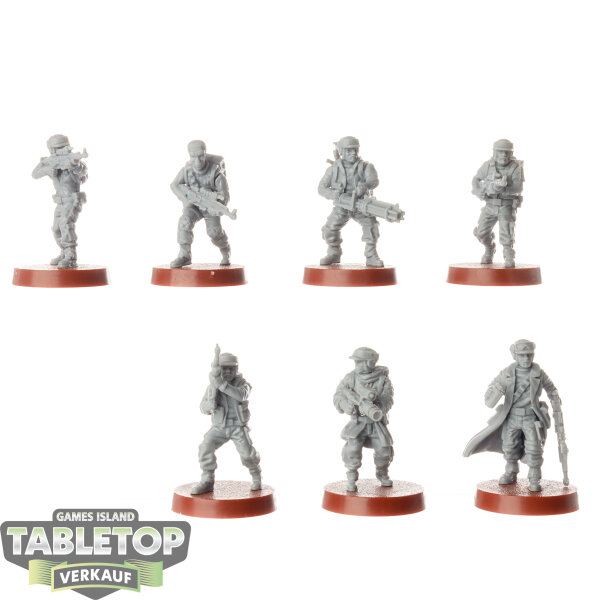 Rebellen - 7x Legion Rebel Unit - unbemalt
