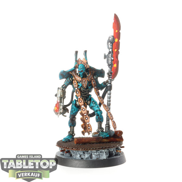 Necrons - Overlord with Tachyon Arrow - bemalt