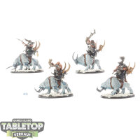 Ogor Mawtribes - 4 x Mournfang Pack - bemalt