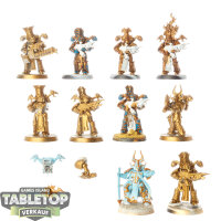 Thousand Sons - 10x Rubric Marines - teilweise bemalt