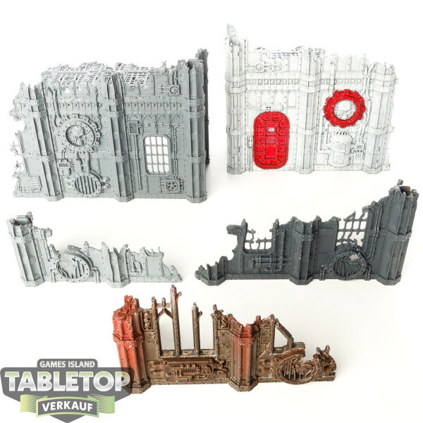 Gelände - Battlezone: Manufactorum: Sub-cloister and Storage Fane - teilweise bemalt