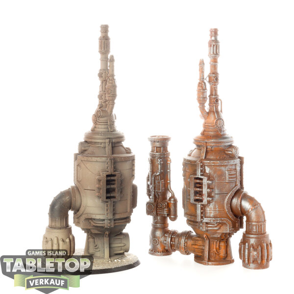 Gelände - Sector Mechanicus Alchomite Stack - teilweise bemalt
