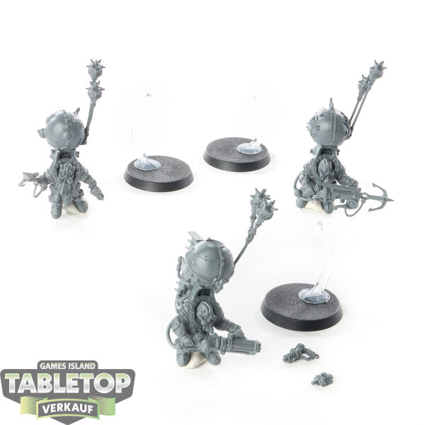Kharadron Overlords - 3 Endrinriggers - unbemalt