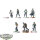 Rebellen - 7 x Rebel Troopers - teilweise bemalt
