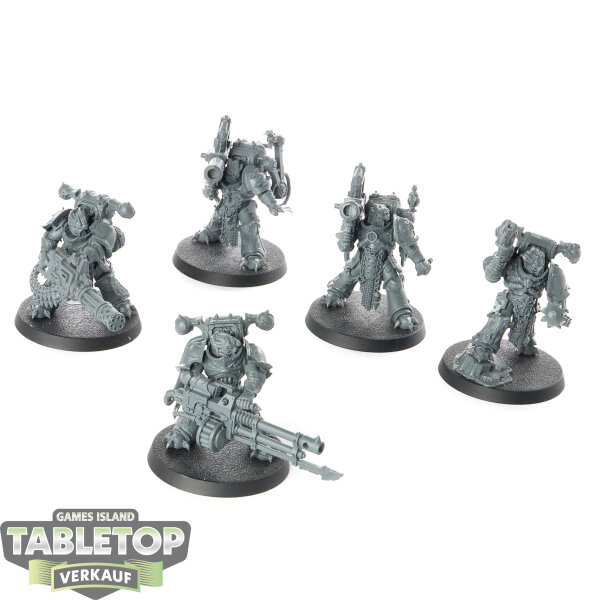 Chaos Space Marines - 5 x Havocs - unbemalt