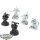 Chaos Space Marines - 5 x Chosen - teilweise bemalt
