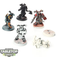 Chaos Space Marines - 5 x Chosen - teilweise bemalt