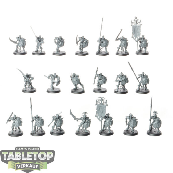 Ossiarch Bonereapers - 20x Mortek Guard - unbemalt