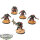 Orruk Warclans - 5x Brutes - bemalt