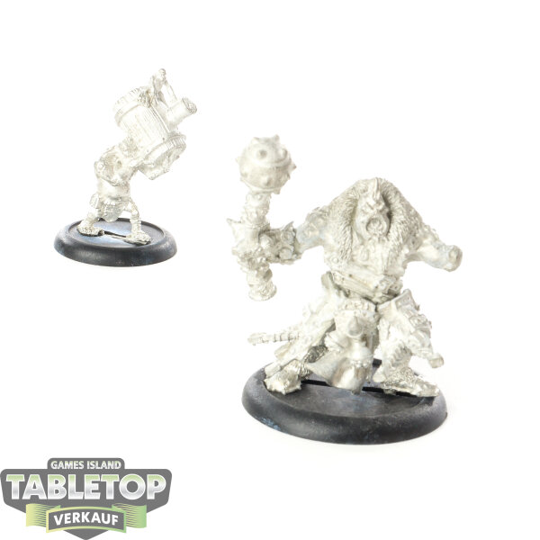 Trollbloods - 2x Borka Kegslayer - unbemalt