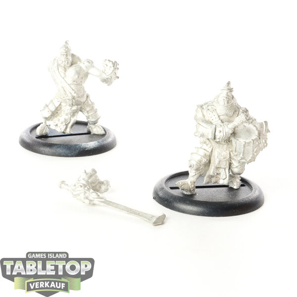 Trollbloods - 2x Fennblade Officer and Drummer - unbemalt