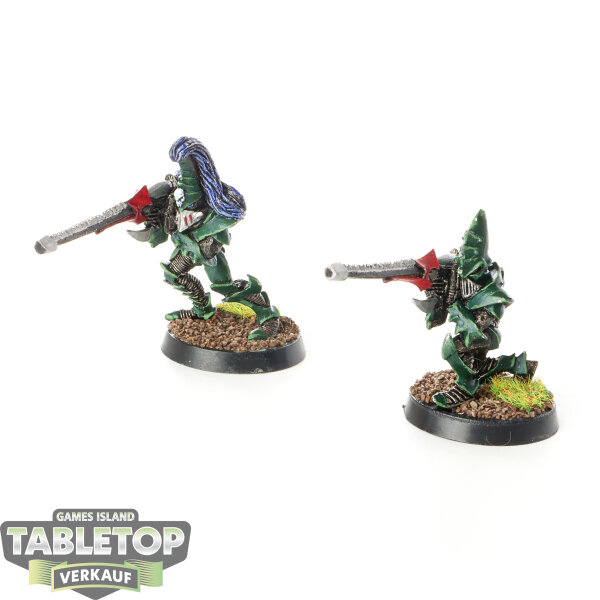 Drukhari - Dark Eldar Warriors with Assault Weapons - bemalt