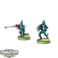 Drukhari - Dark Eldar Warriors with Assault Weapons - bemalt