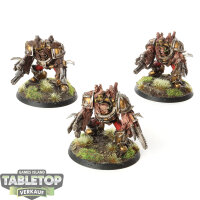 Chaos Space Marines - 3 x Obliterators (Classic) - bemalt