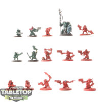 Orks - 15x Ork Gretchin - teilweise bemalt