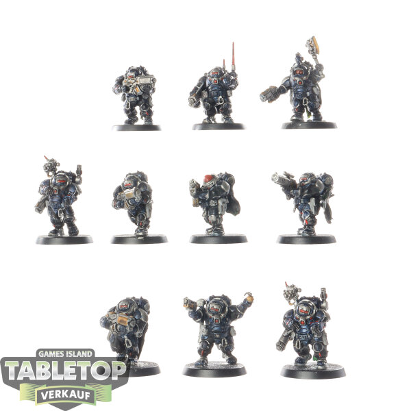Leagues of Votann - 10x Hearthkyn Warriors - teilweise bemalt