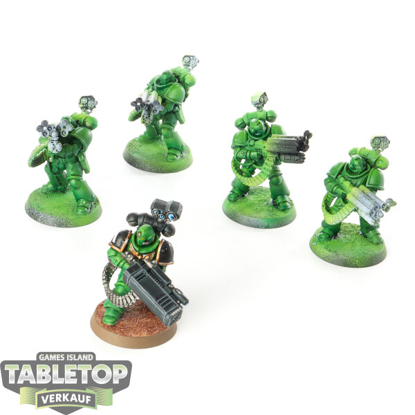 Space Marines - 5 Desolation Squad - teilweise bemalt