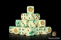 Baron of Dice - Pestilence 16mm Round Corner Dice (25)