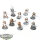 Genestealer Cults - 10 x Neophyte Hybrids - teilweise bemalt