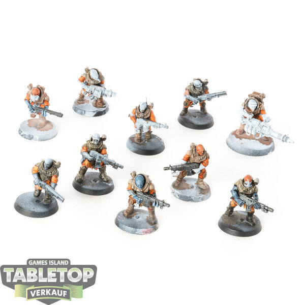 Genestealer Cults - 10 x Neophyte Hybrids - teilweise bemalt