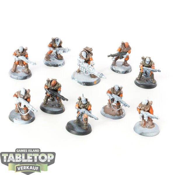 Genestealer Cults - 10 x Neophyte Hybrids - teilweise bemalt