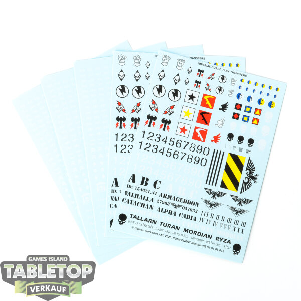 Astra Militarum - Transfersheet - Sonstiges