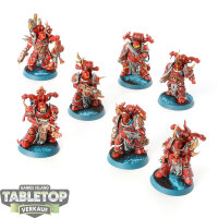 Death Guard - 7 x Plague Marines - bemalt