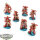 Death Guard - 7 x Plague Marines - bemalt