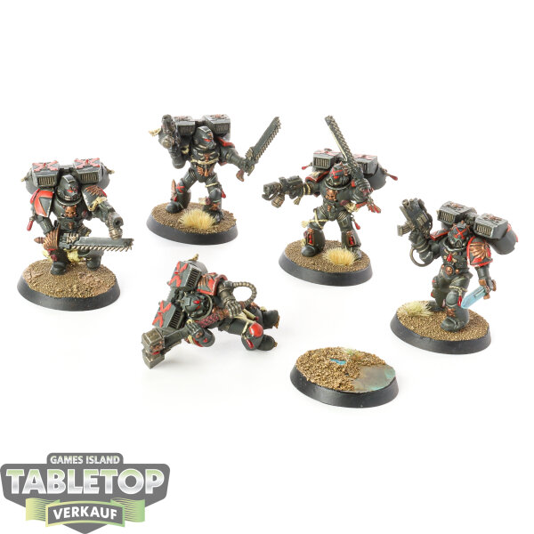 Blood Angels - 5 x Death Company - bemalt