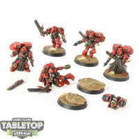 Blood Angels - 5 x Vanguard Veteran Squad - bemalt