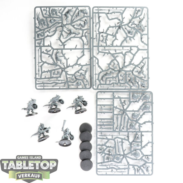 Seraphon - 10 x Saurus Warriors - teilweise gebaut