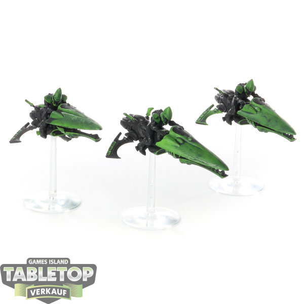 Aeldari - 3 Windriders - teilweise bemalt