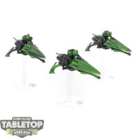 Aeldari - 3 Windriders - teilweise bemalt
