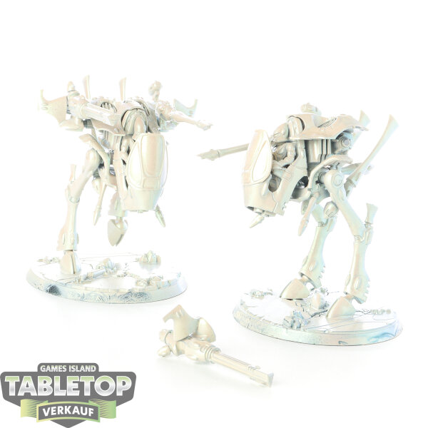 Aeldari - 2 War Walkers - teilweise bemalt