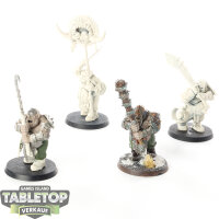 Ogor Mawtribes - 4x Ironguts - teilweise bemalt