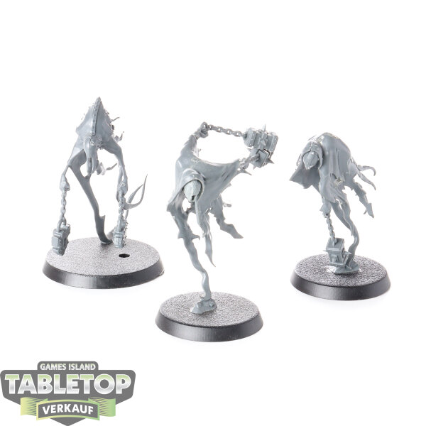 Nighthaunt - 3x Spirit Torment and Chainghasts - unbemalt