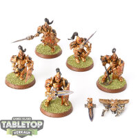 Adeptus Custodes - 5x Custodian Guard Squad - bemalt