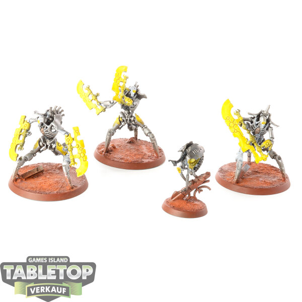 Necrons - 3x Skorpekh Destroyers - bemalt