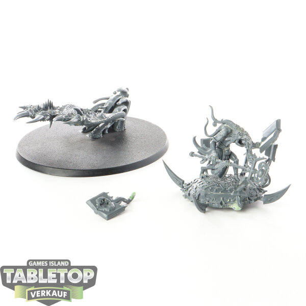 Disciples of Tzeentch - Fateskimmer, Herald of Tzeentch on Burning Chariot - unbemalt