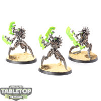 Necrons - 3x Skorpekh Destroyers - bemalt