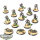 Necrons - 10x Necron Warriors - teilweise bemalt
