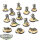 Necrons - 10x Necron Warriors - teilweise bemalt