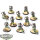 Necrons - 10x Necron Warriors - teilweise bemalt